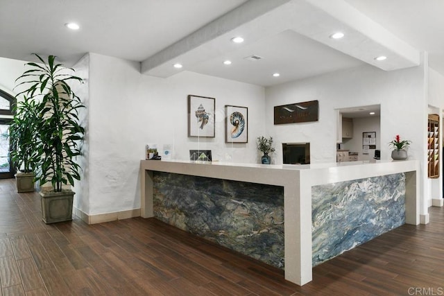 reception with visible vents