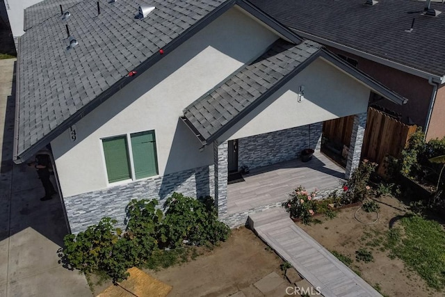 drone / aerial view