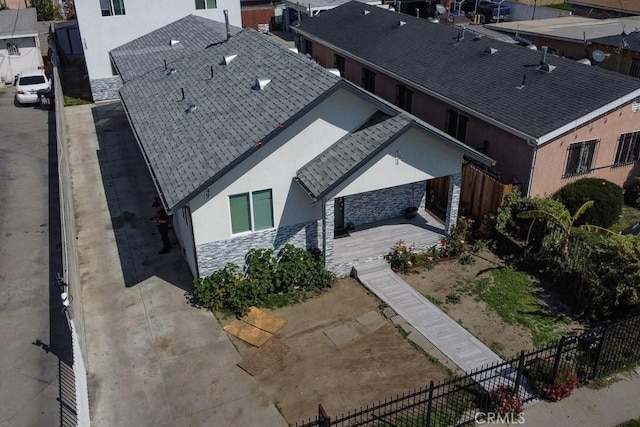 drone / aerial view