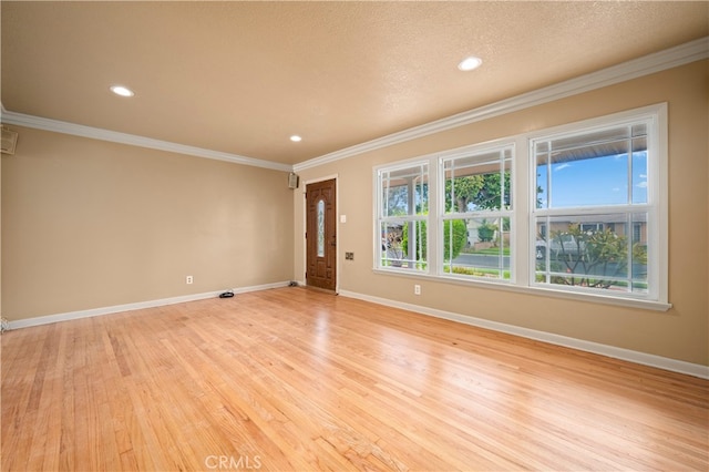 5449 E Fairbrook St, Long Beach, CA 90815 - spare room with baseboards, ornamental molding, and plenty of natural light