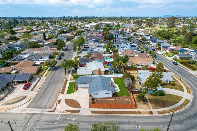birds eye view of property featuring a residential view