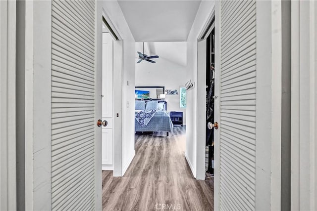 1864 Winterwarm Dr, Fallbrook, CA 92028 - hall with wood finished floors and baseboards