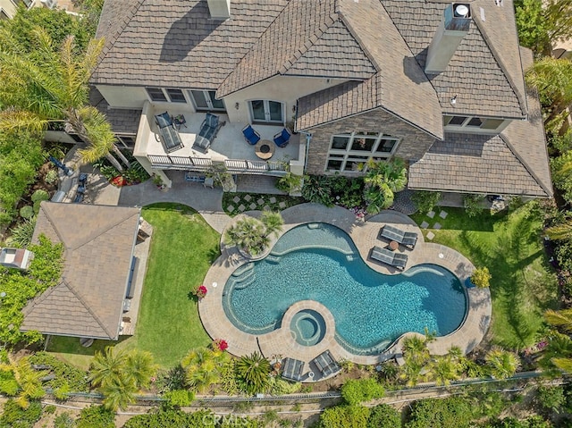 bird's eye view