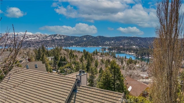 27720 St Bernard Ln, Lake Arrowhead, CA 92352 - mountain view with a water view