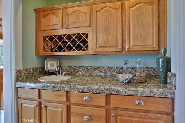 27720 St Bernard Ln, Lake Arrowhead, CA 92352 - bar with a sink and indoor wet bar