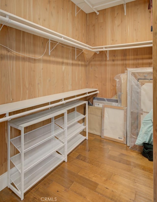 5594 Avenida Sosiega W Unit B, Laguna Woods, CA 92637 - walk in closet with wood finished floors