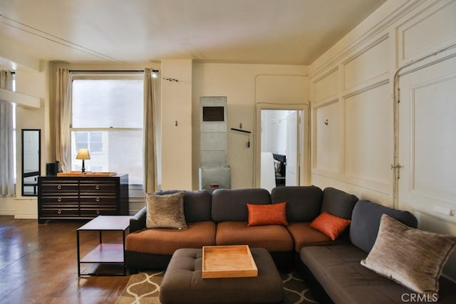 215 W 7th St Unit 803, Los Angeles, CA 90014 - living room featuring finished concrete floors