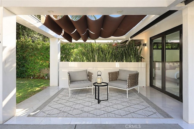 view of patio