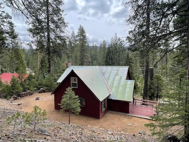 38784 Aspen Ln, Mineral, CA 96063 - view of outdoor structure with a wooded view