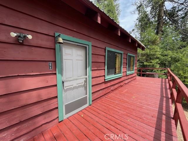 38784 Aspen Ln, Mineral, CA 96063 - view of wooden deck