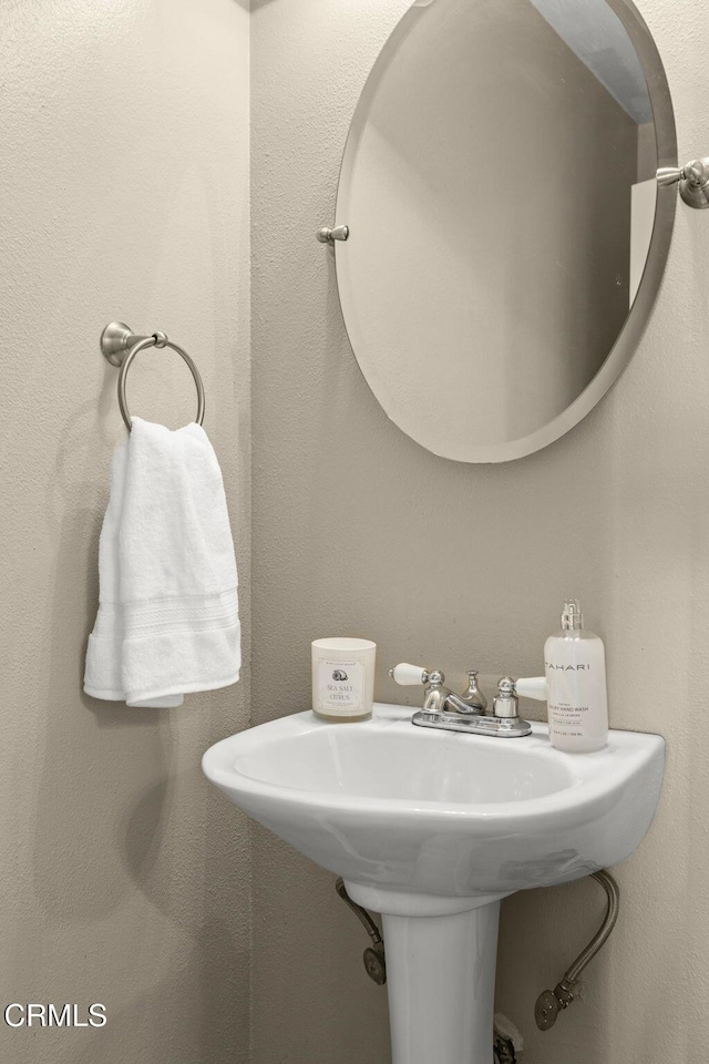 bathroom with a sink
