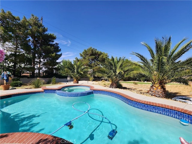 41184 Estates Ln, Palmdale, CA 93551 - view of pool with a pool with connected hot tub