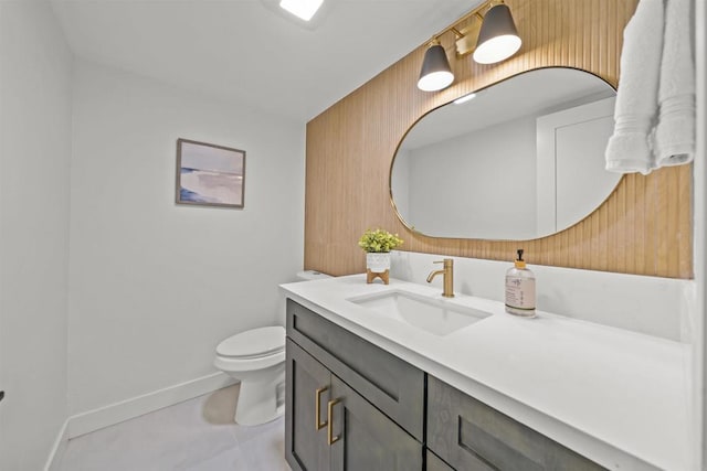 223 Cottingham Ct, Oceanside, CA 92054 - half bath featuring vanity, toilet, and baseboards