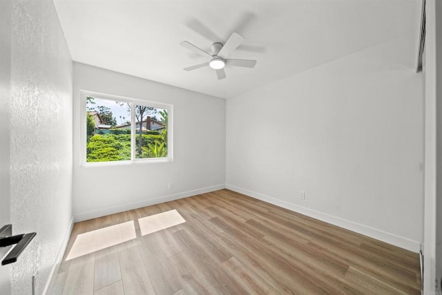 223 Cottingham Ct, Oceanside, CA 92054 - empty room with wood finished floors and ceiling fan