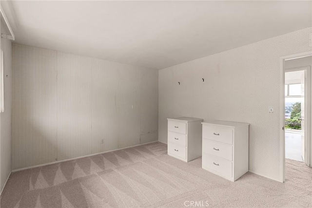 interior space with light colored carpet