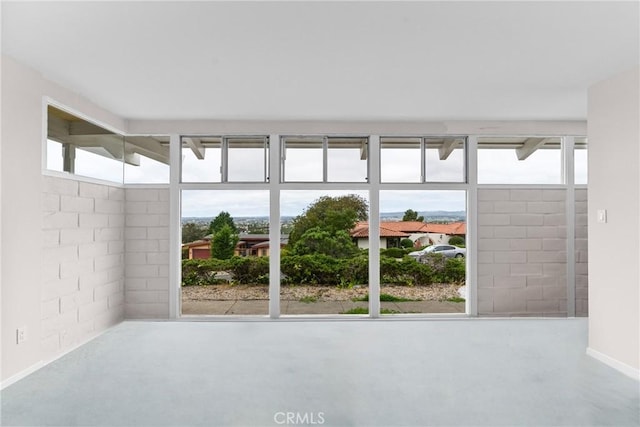 view of empty room