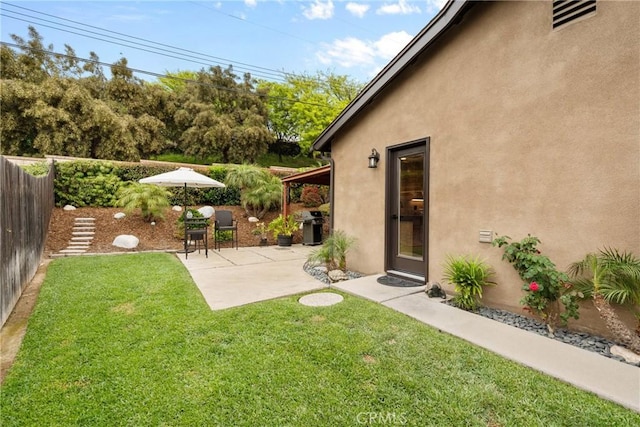 1131 Saint George Dr, San Dimas, CA 91773 - view of yard featuring a fenced backyard and a patio area