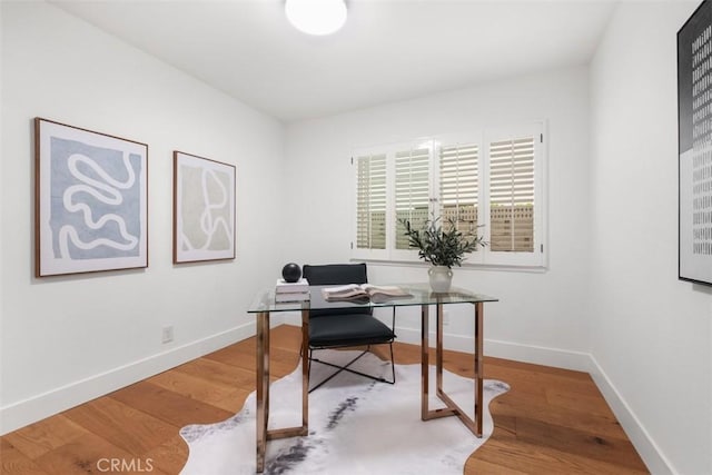 8 Recodo, Irvine, CA 92620 - office area featuring baseboards and wood finished floors