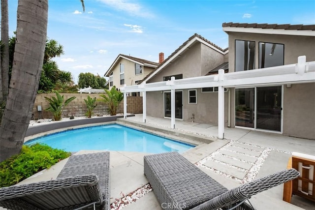 8 Recodo, Irvine, CA 92620 - view of pool featuring a patio area and a pergola