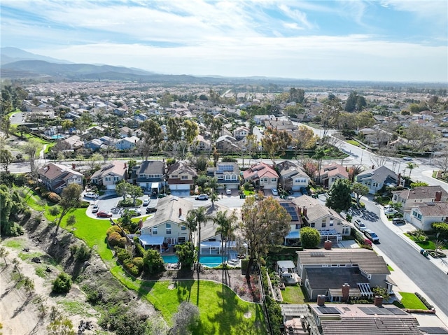 8 Recodo, Irvine, CA 92620 - aerial perspective of suburban area featuring a pool area and a mountain backdrop