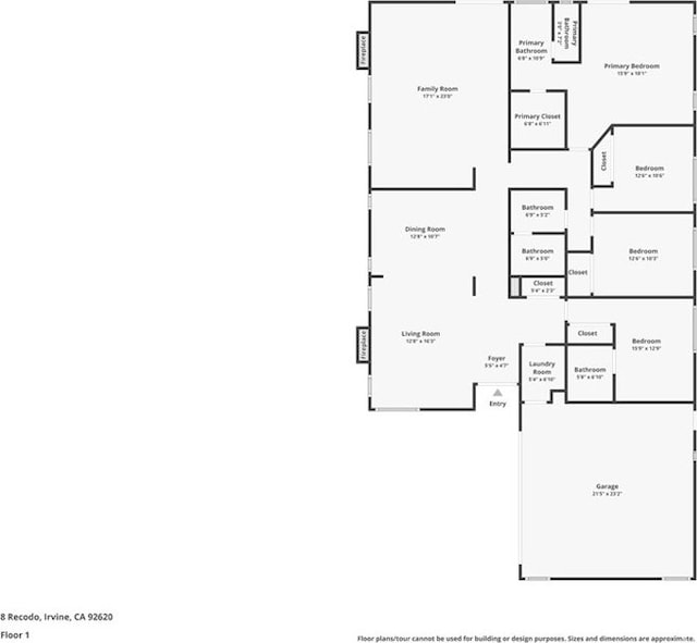 8 Recodo, Irvine, CA 92620 - property floor plan