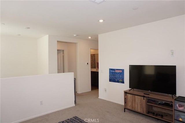 1322 Division Ct, Hemet, CA 92543 - living area featuring light carpet and recessed lighting