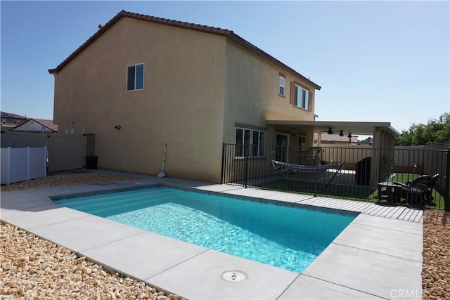 1322 Division Ct, Hemet, CA 92543 - view of swimming pool featuring a patio