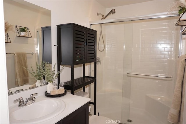 1322 Division Ct, Hemet, CA 92543 - full bath featuring vanity and a shower stall