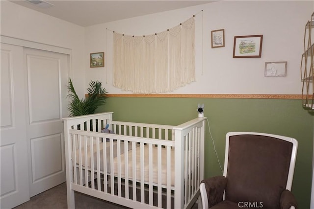 1322 Division Ct, Hemet, CA 92543 - bedroom with a closet, a nursery area, and carpet