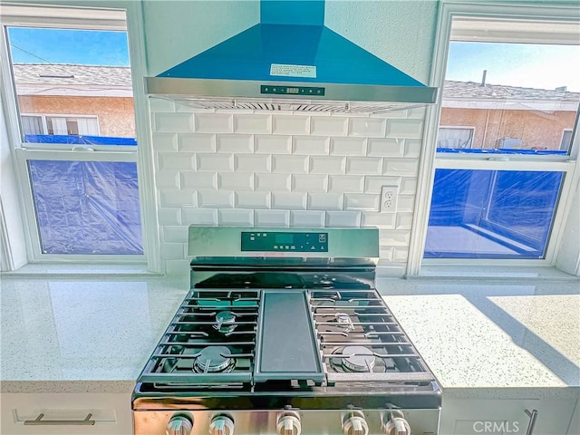4709 Bresee Ave, Baldwin Park, CA 91706 - room details with ventilation hood and gas range