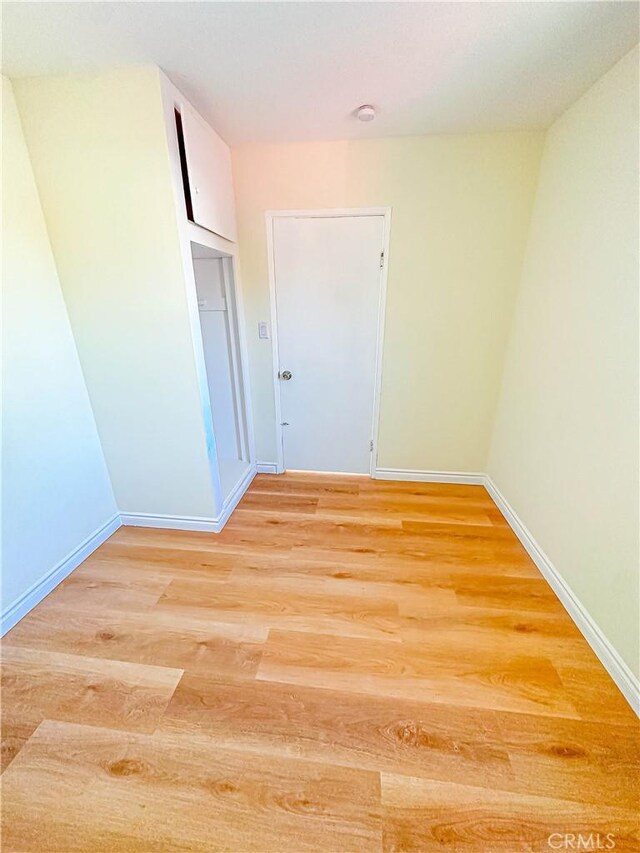 4709 Bresee Ave, Baldwin Park, CA 91706 - spare room with baseboards and light wood-type flooring