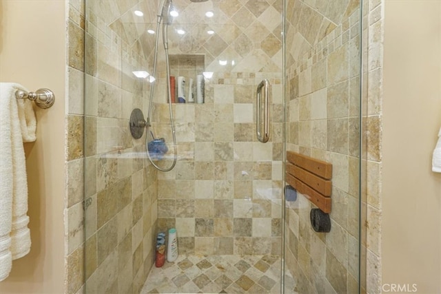 4433 E Justice Cir, Orange, CA 92869 - bathroom featuring a shower stall