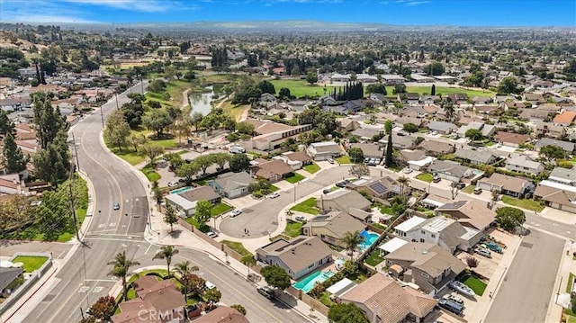 4433 E Justice Cir, Orange, CA 92869 - bird's eye view with a water view and a residential view