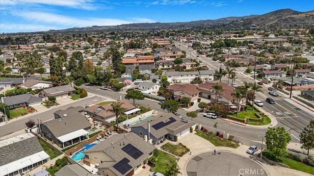 4433 E Justice Cir, Orange, CA 92869 - aerial view with a residential view and a mountain view