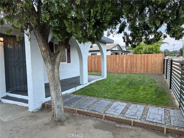 view of yard
