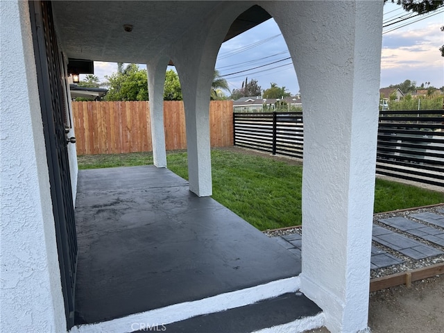 4832 Mitchell Ave, Riverside, CA 92505 - fenced backyard featuring a patio area