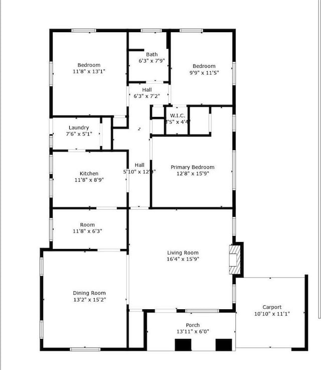 1629 E 114th St, Los Angeles, CA 90059 - room layout