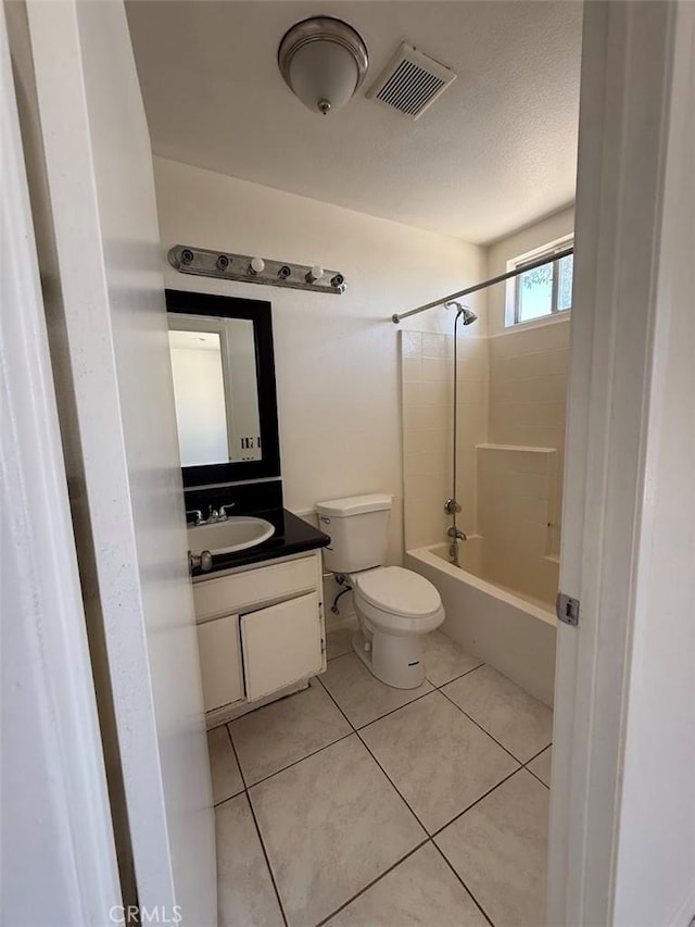 10434 Peach Ct, Adelanto, CA 92301 - bathroom with vanity,  shower combination, and tile patterned flooring