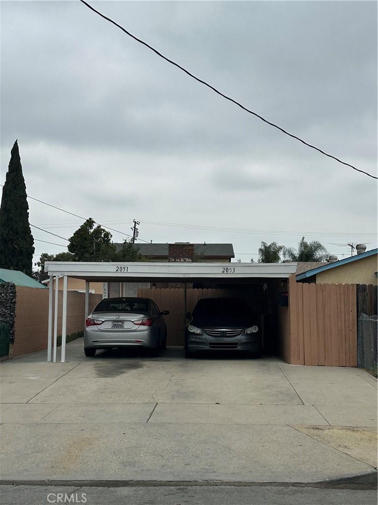 exterior space featuring fence
