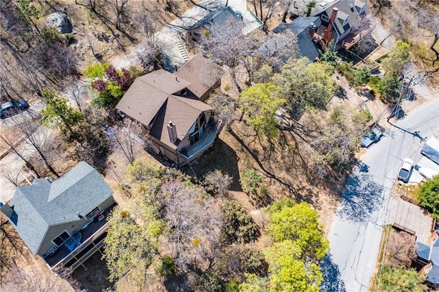 1411 Sequoia Dr, Lake Arrowhead, CA 92352 - birds eye view of property