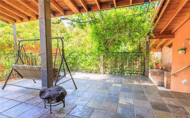 view of patio
