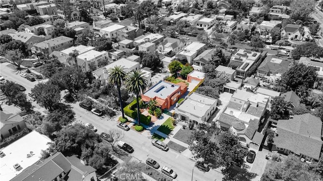 bird's eye view featuring a residential view