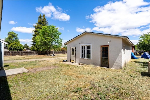 9235 Poplar St, Atascadero, CA 93422 - back of property with stucco siding