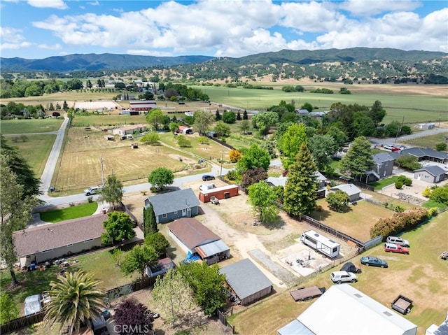9235 Poplar St, Atascadero, CA 93422 - aerial view of sparsely populated area with a mountain backdrop