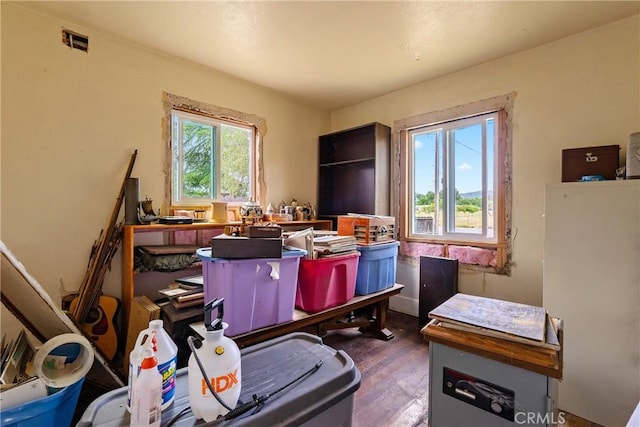 9235 Poplar St, Atascadero, CA 93422 - miscellaneous room featuring hardwood / wood-style floors