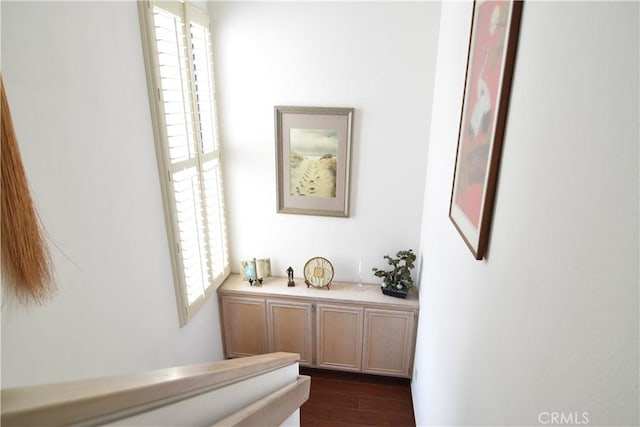 5727 E Stillwater Ave Unit 5, Orange, CA 92869 - interior space with dark wood-style flooring