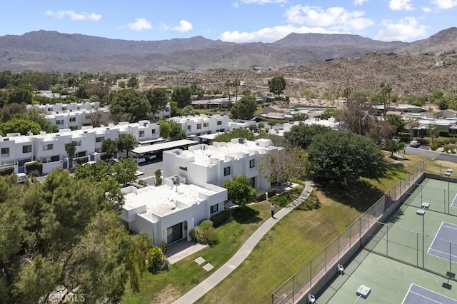 48668 Desert Flower Dr, Palm Desert, CA 92260 - aerial perspective of suburban area with mountains