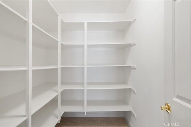 view of pantry