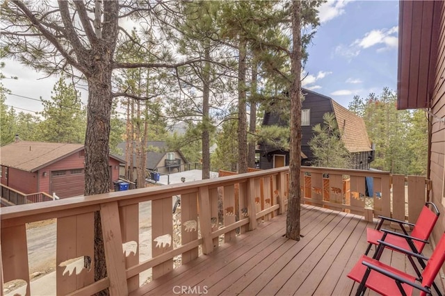 view of deck