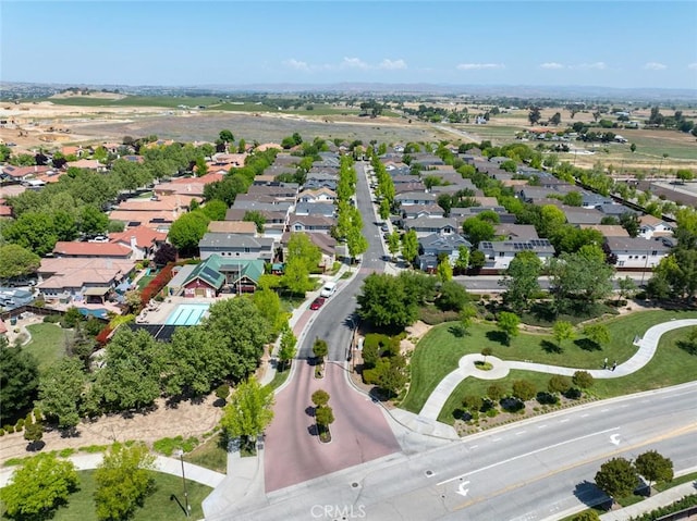 aerial view featuring a residential view